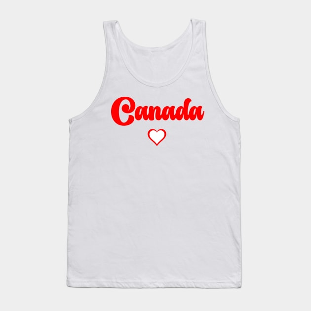 CANADA: I love Canada Tank Top by teezeedy